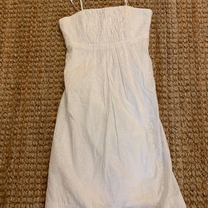 White strapless Lilly dress